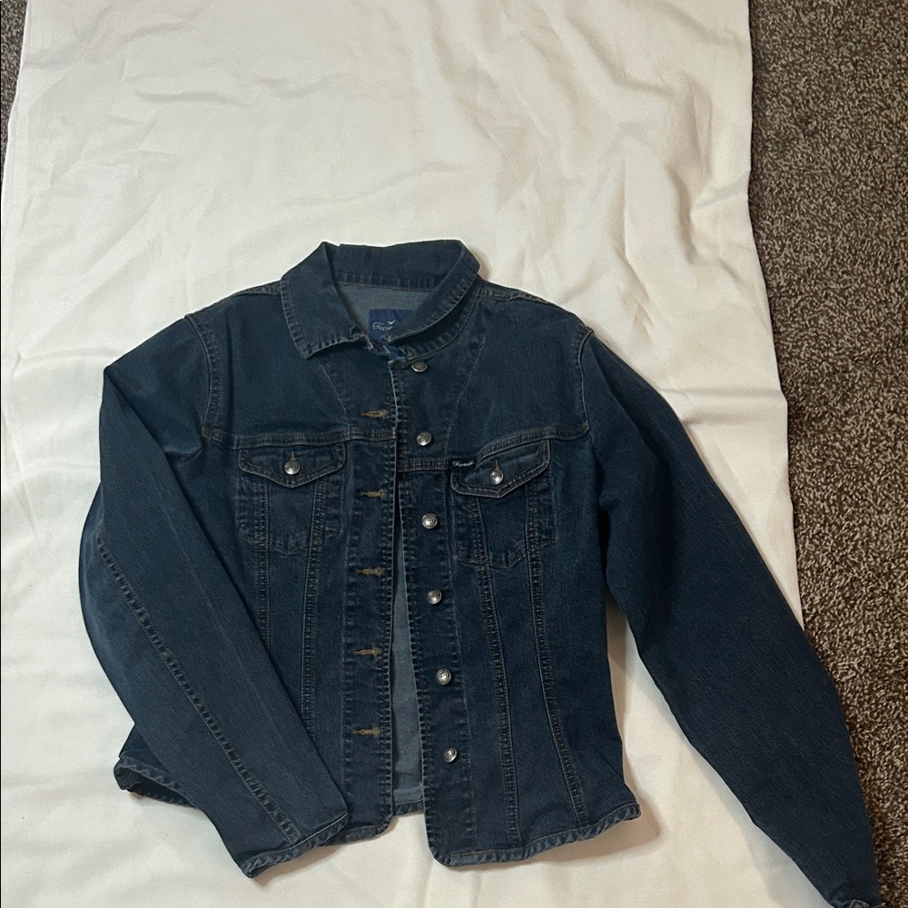 Faconnable Dark Blue Jean Jacket
